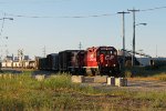 CP 4602 switches Jones Island on a still-cloudless evening